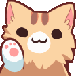 Waving cat